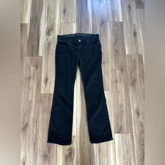 Wrangler womens q-baby black jeans size 15/16 x 34 - Picture 1 of 5